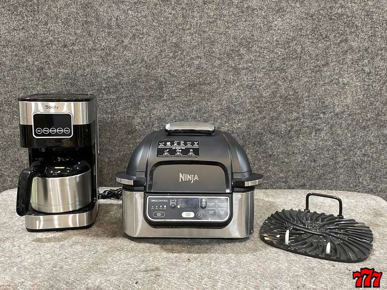 Ninja Foodi Grill And Sboly Drip Coffee Maker 777 Auction Company