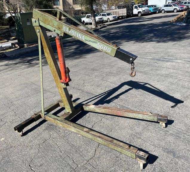 Carolina Shophand 5000 Shop Engine Hoist 777 Auction Company