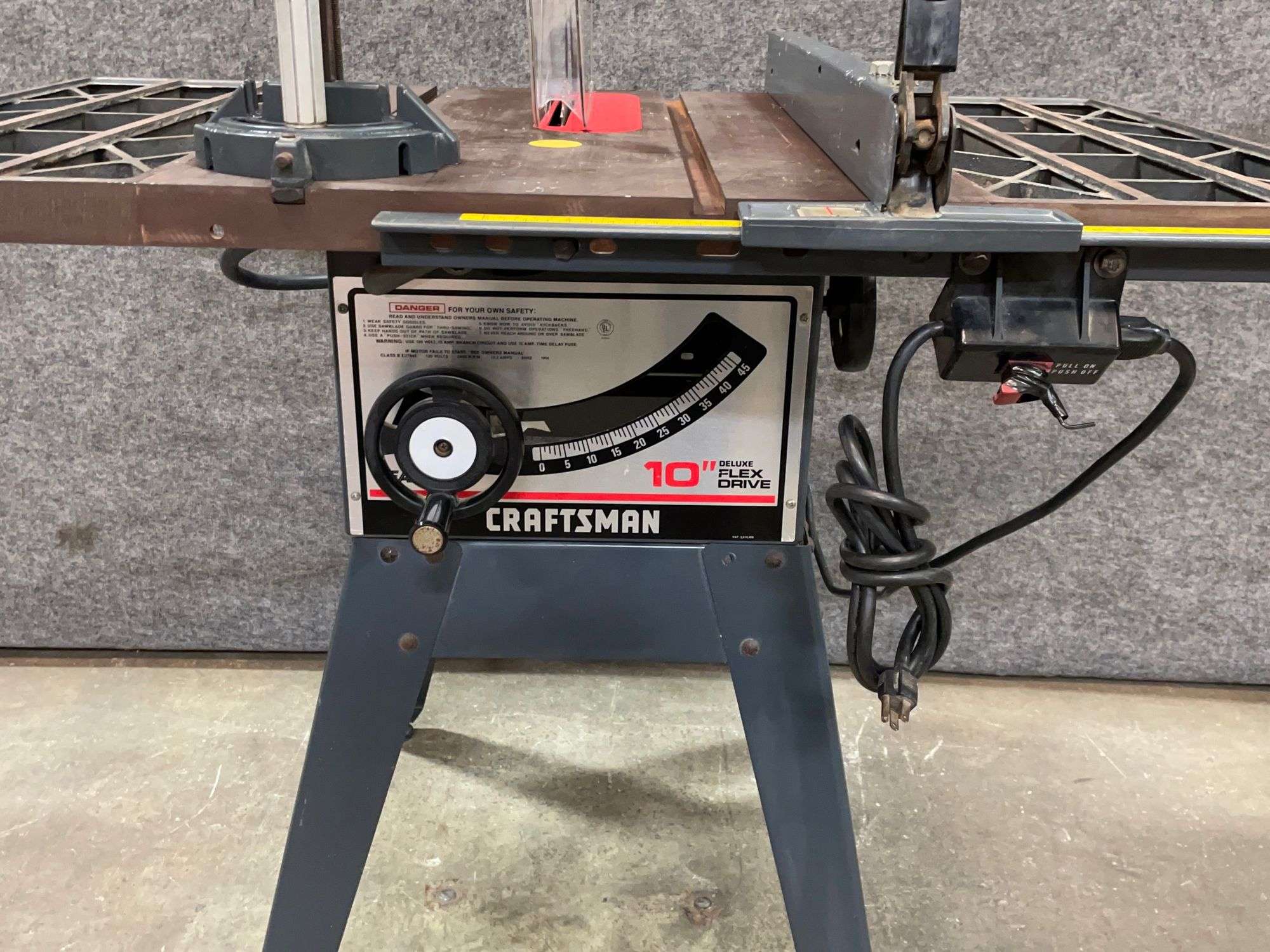 Table Saw Deluxe Flex Drive 