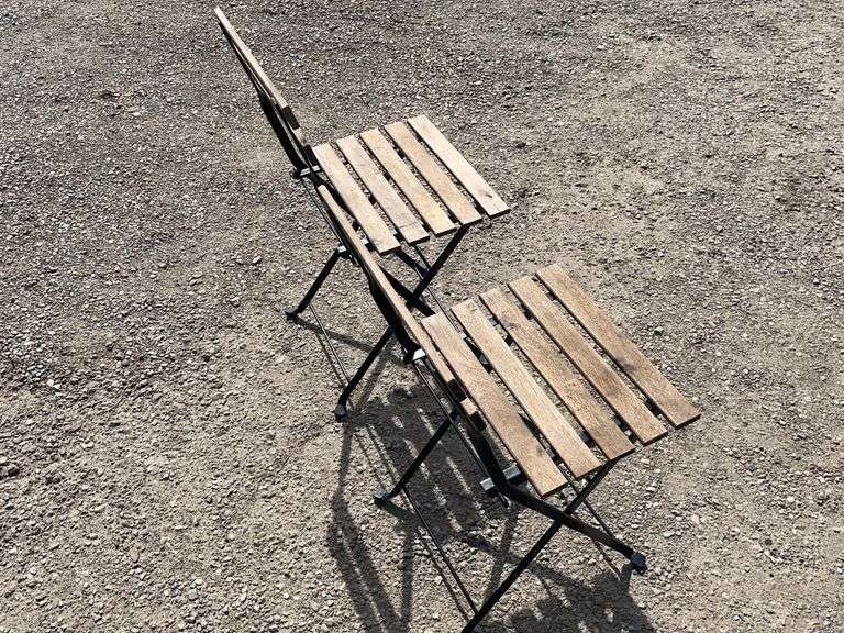 2 Small Folding Chairs - 777 Auction Company