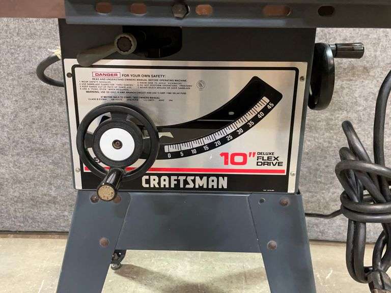 Table Saw Deluxe Flex Drive 