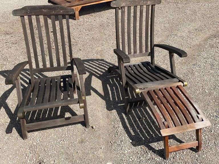 2 KingsleyBate Teak Chairs 777 Auction Company