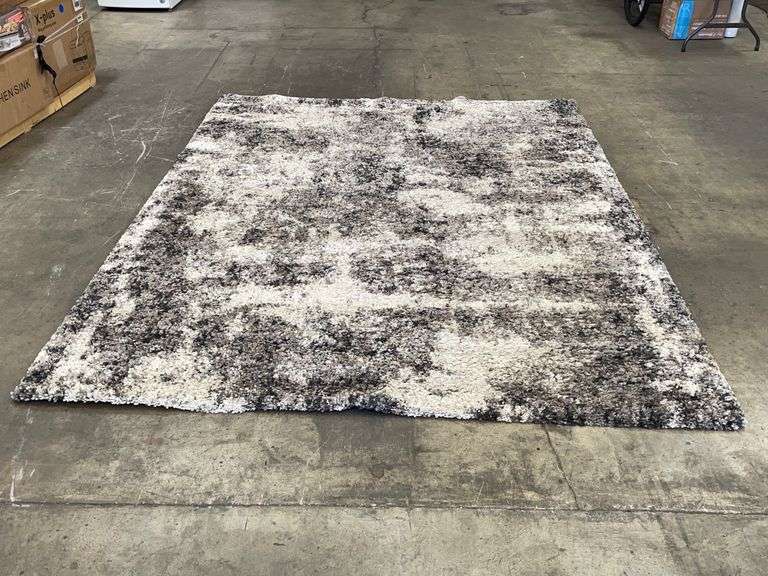 Grada Gray Plush Accent Rug 777 Auction Company