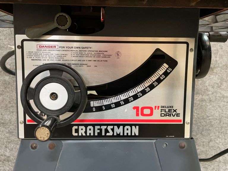 Table Saw Deluxe Flex Drive 