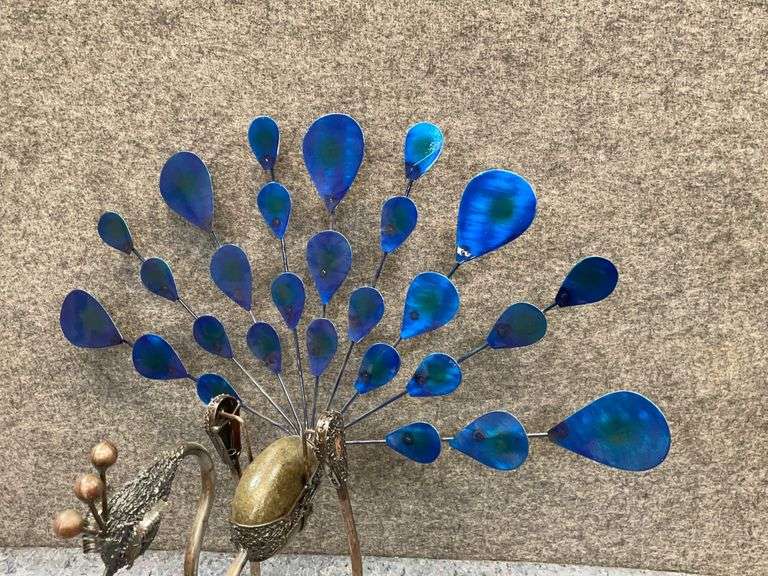 Metal Art Peacock 777 Auction Company