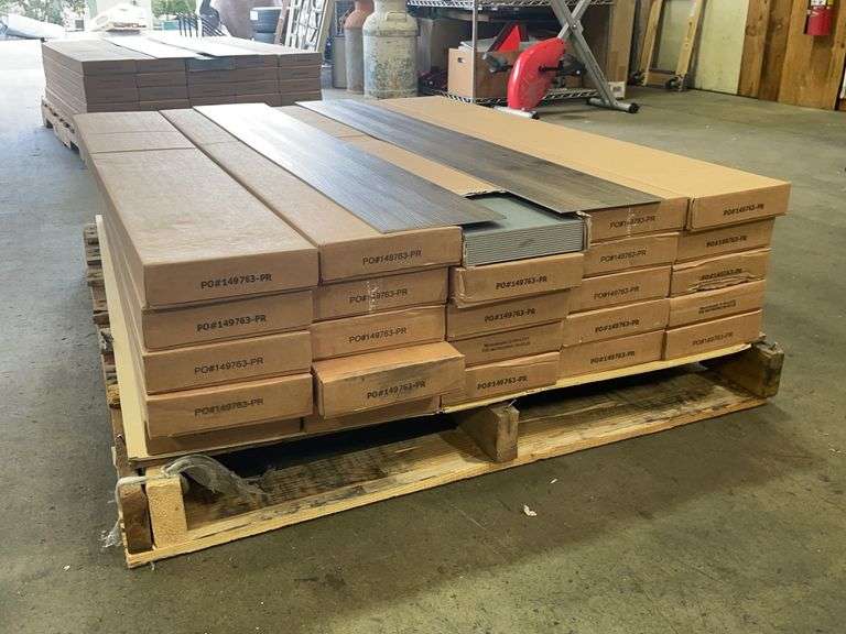 25 Boxes of Flooring 777 Auction Company