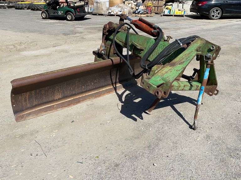 9ft John Deere Angle Blade 777 Auction Company