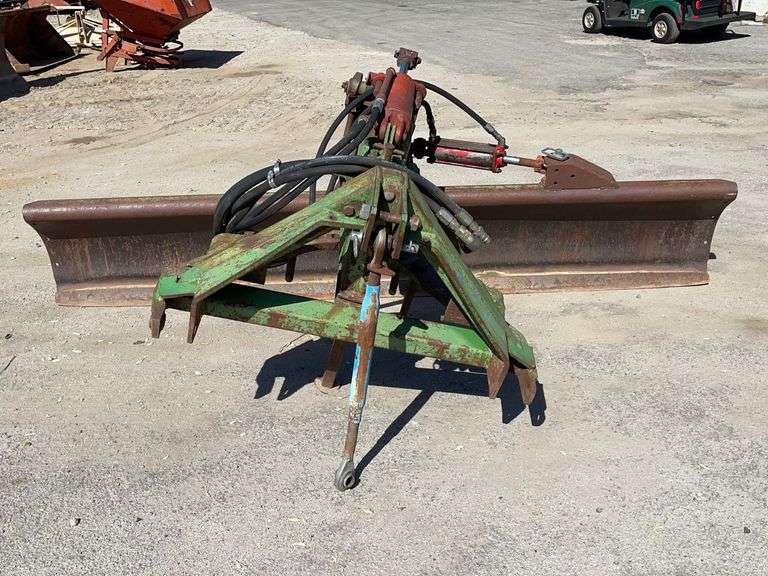 9ft John Deere Angle Blade 777 Auction Company