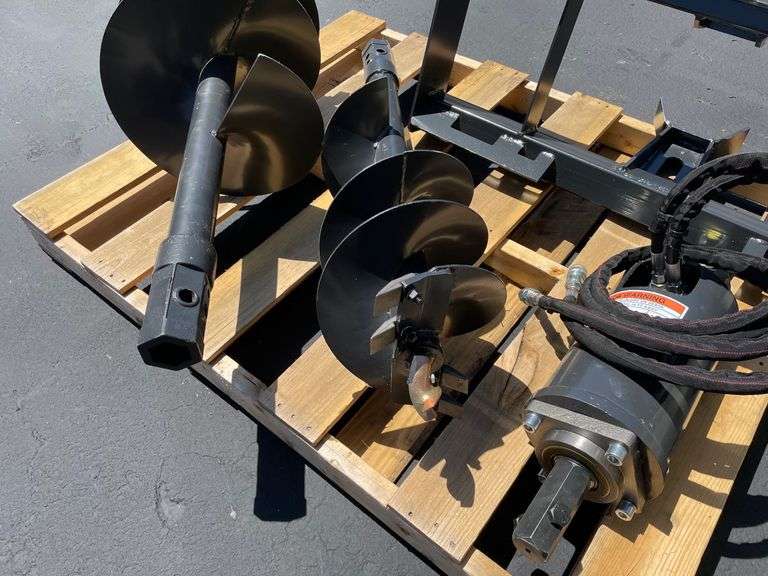 New Unused Wolverine Post Hole Digger with Augers 777 Auction Company