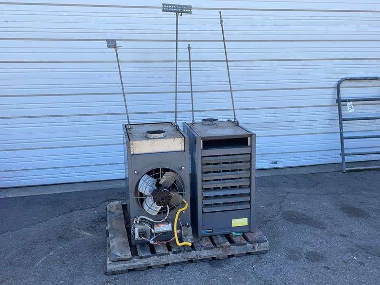 2 Hanging Commercial Heaters 777 Auction Company