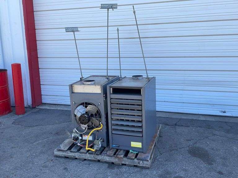 2 Hanging Commercial Heaters 777 Auction Company