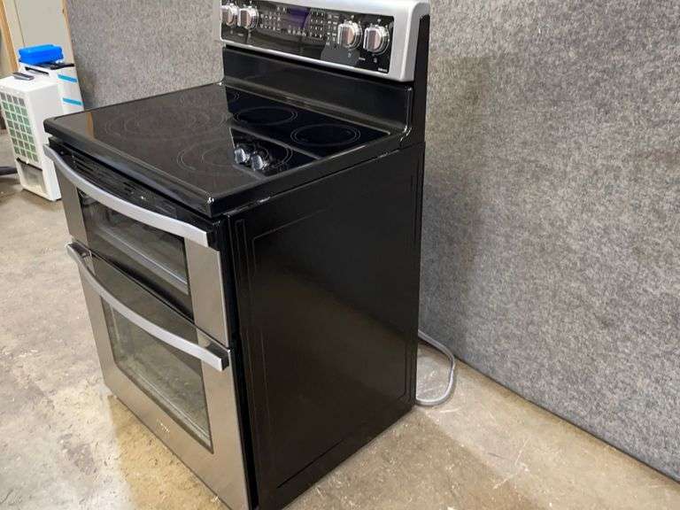 Whirlpool Electronic Double Oven Range Unused - 777 Auction Company