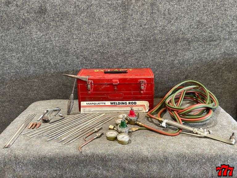 Cutting Torch & Welding Rods 777 Auction Company