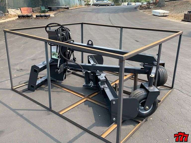 LandHonor 96” Hydraulic Grader Attachment for Skid Steer 777 Auction