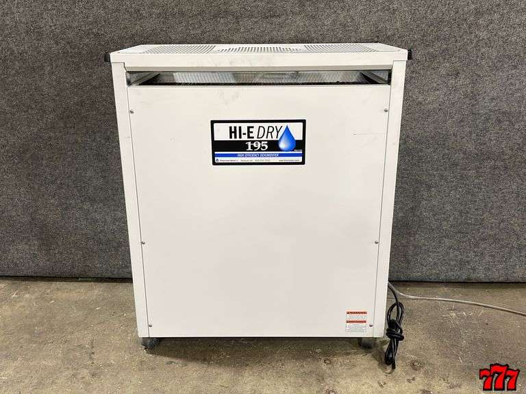 HiE Dry 195 Dehumidifier 777 Auction Company