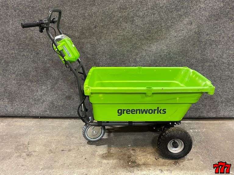 Greenworks Self Propelled Wheel Barrow 777 Auction Company