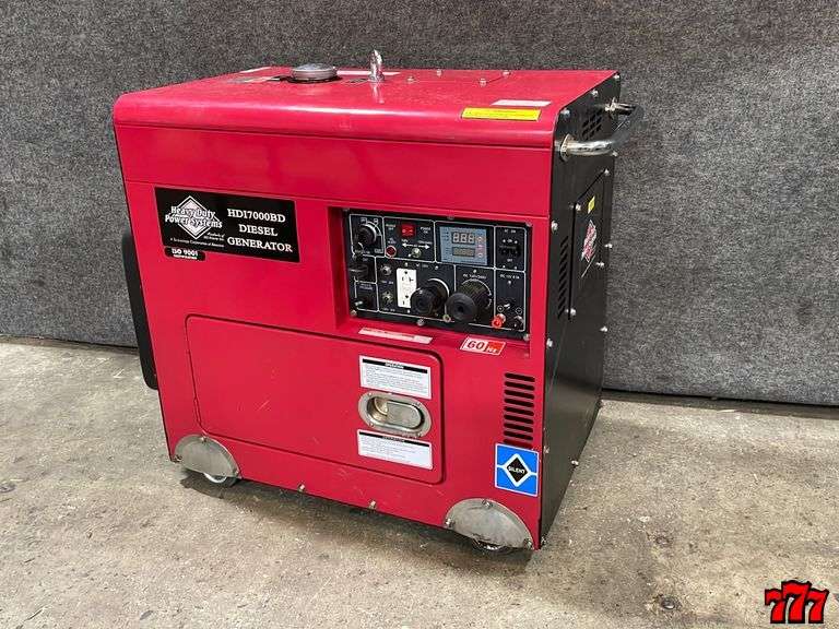 Heavy Duty Power Systems Diesel Generator 777 Auction Company