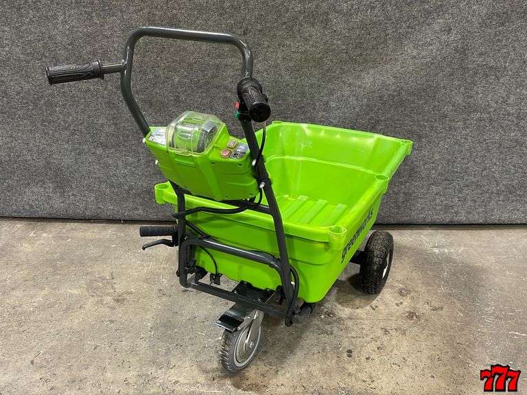 Greenworks Self Propelled Wheel Barrow 777 Auction Company