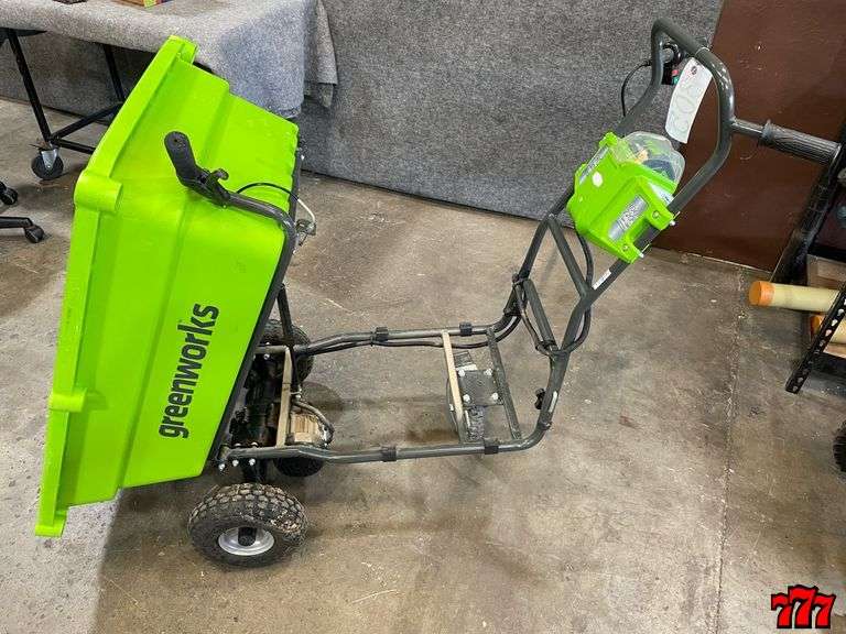 Greenworks Self Propelled Wheel Barrow 777 Auction Company