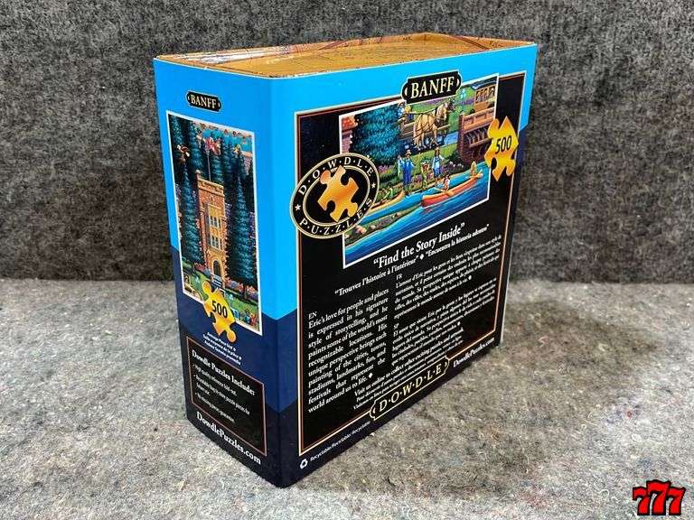 4 Dowdle Puzzles Lake Tahoe, Animals Of Canada, Mount Rushmore & Banff