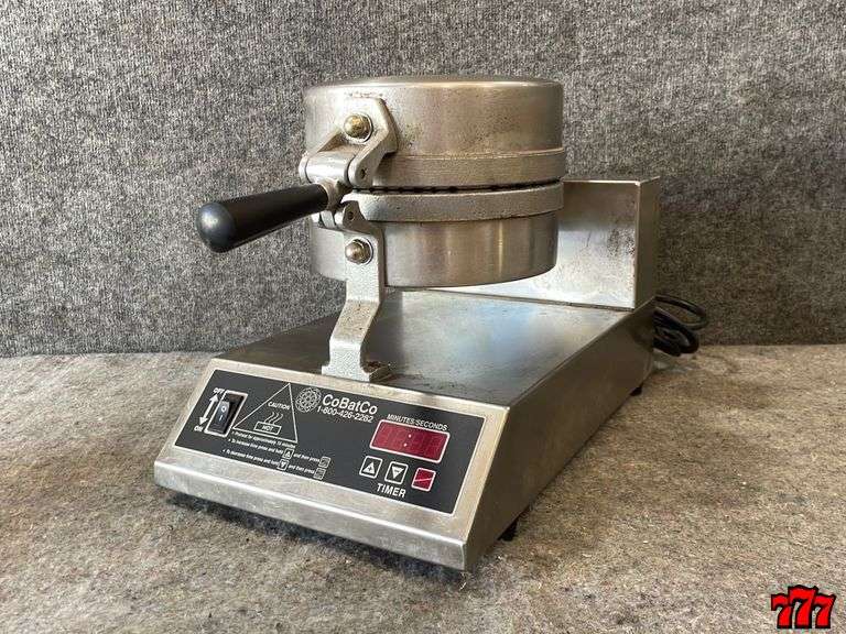 Cobatco Waffle Cone Maker 777 Auction Company