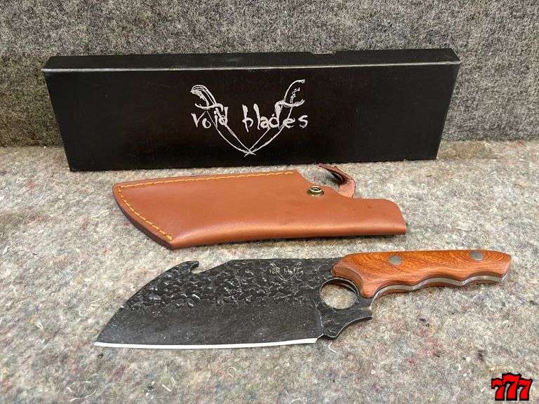 2 New Unused Void Blades Cleaver Knives 777 Auction Company