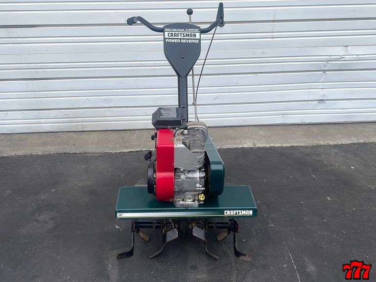 Craftsman Front Tine Tiller W/ Power Reverse 777 Auction Company