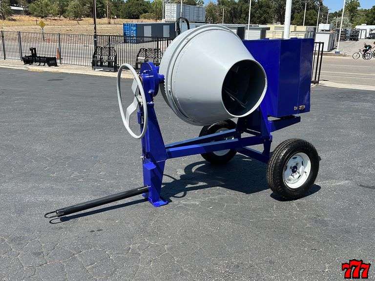 Brand New Unused Gas Powered Concrete Mixer 777 Auction Company