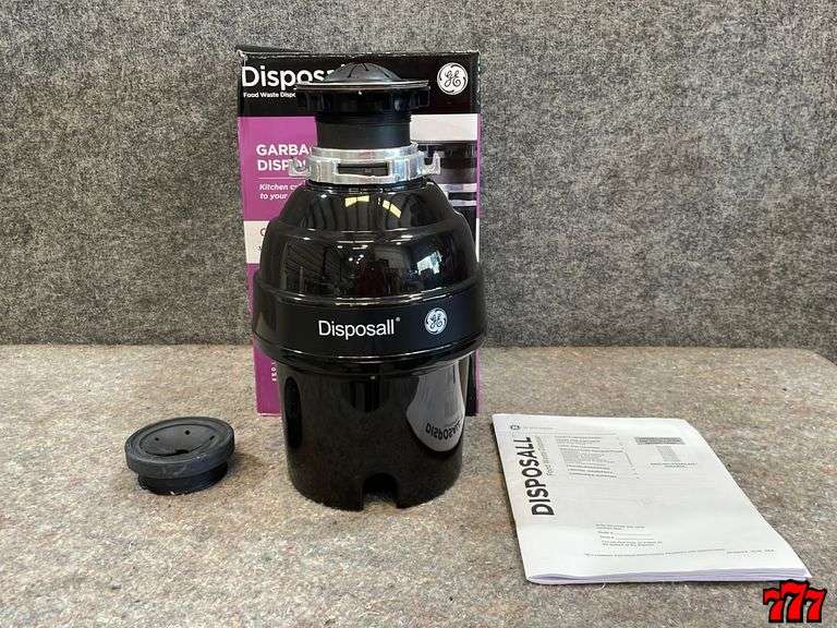 2 New Unused GE Garbage Disposals 777 Auction Company
