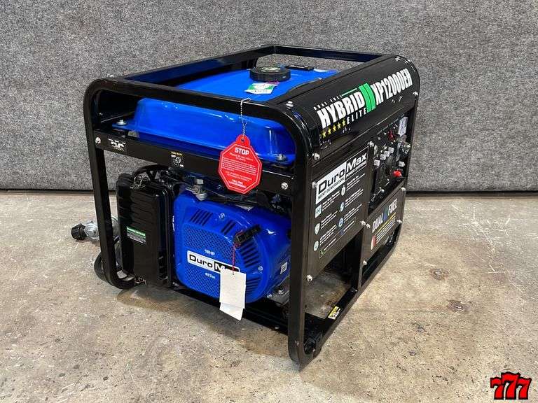 Dual Fuel Hybrid Elite XP12000EH Generator 777 Auction Company