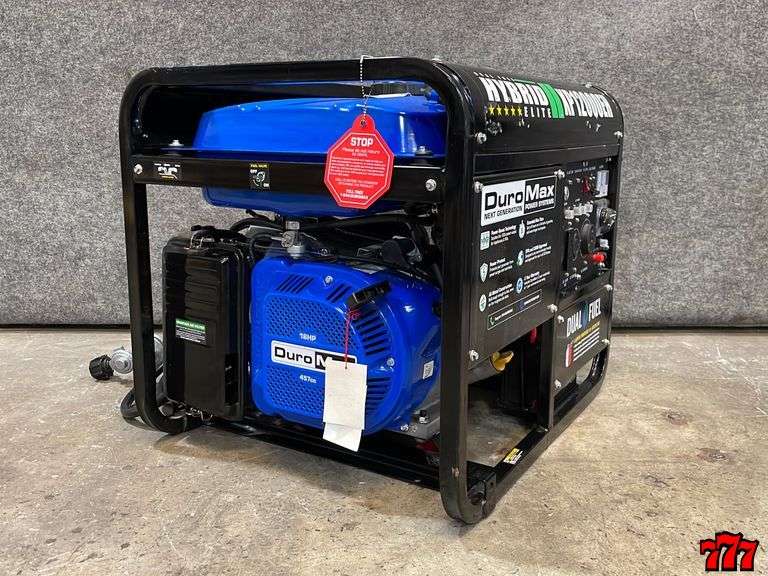 Dual Fuel Hybrid Elite XP12000EH Generator 777 Auction Company