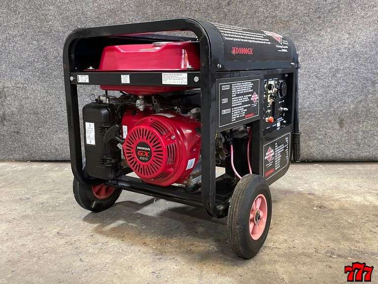 Heavy Duty Power Systems Gasoline Generator 777 Auction Company