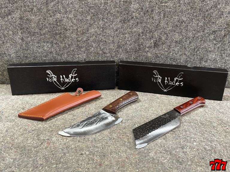 2 New Unused Void Blades Knives 777 Auction Company