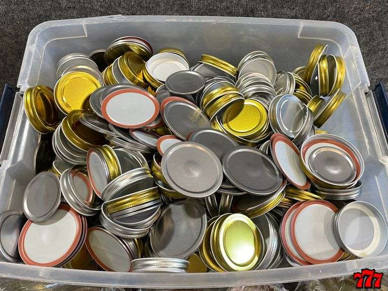 Large Quantity Of Mason Jar Lids & Mouths 777 Auction Company