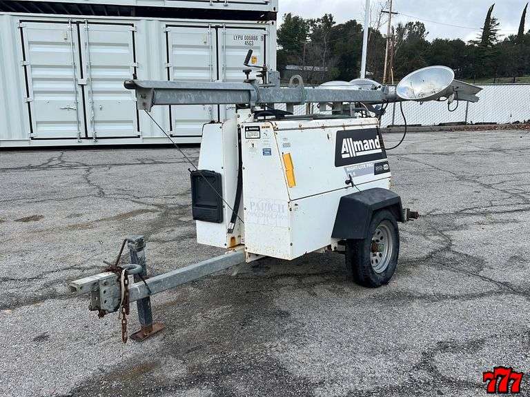 Allmand NL8 Light Tower (Non Operational) 777 Auction Company