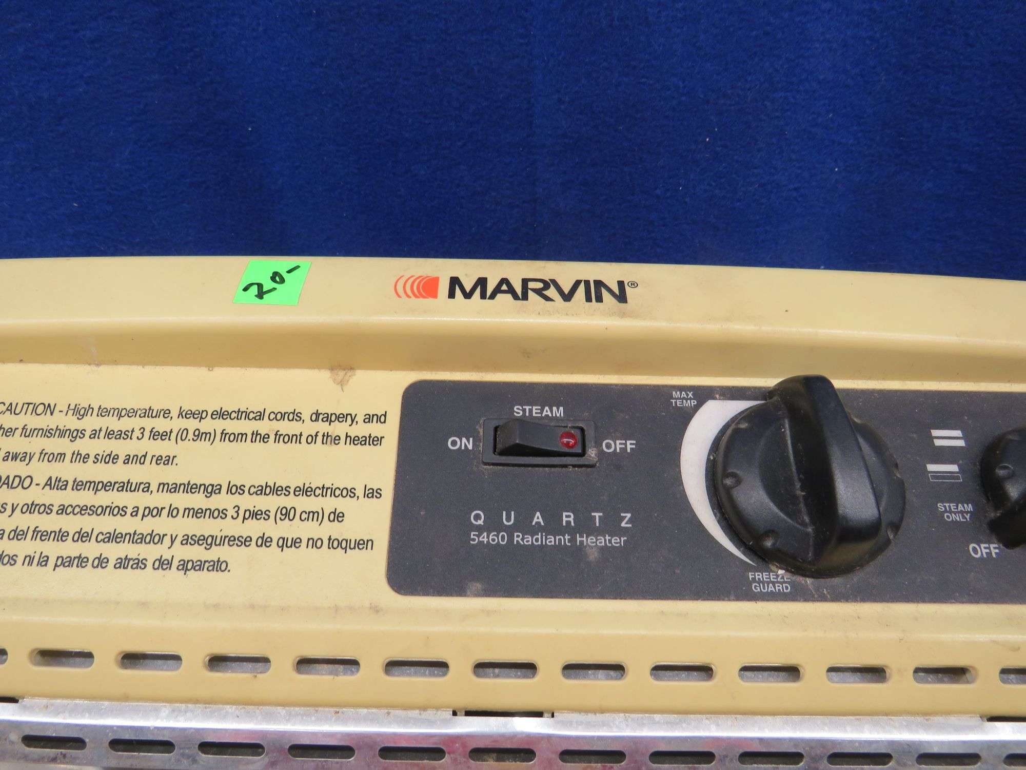 Marvin radiant heater. Works. - AAA Auction and Realty