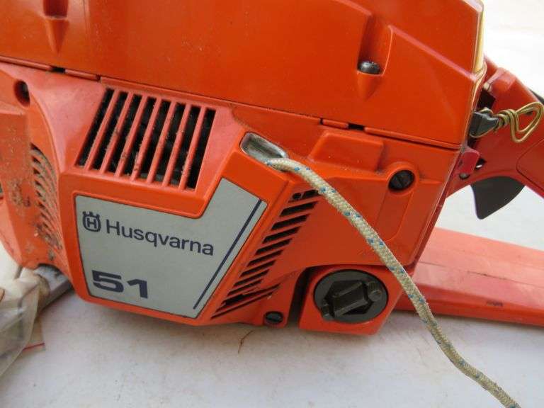 Husqvarna model 51 chain saw Needs recoil repair Untested AAA Auction