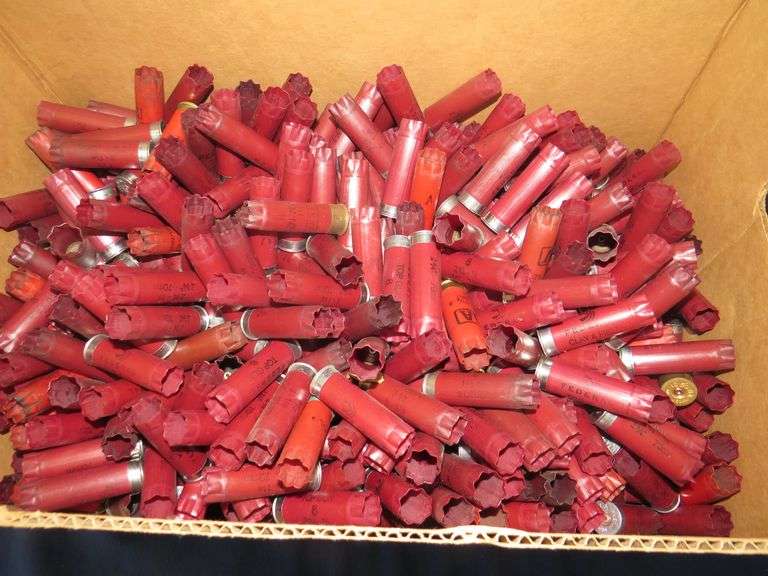 Empty used 12 and 20 gauge shotgun shell hulls - AAA Auction and Realty
