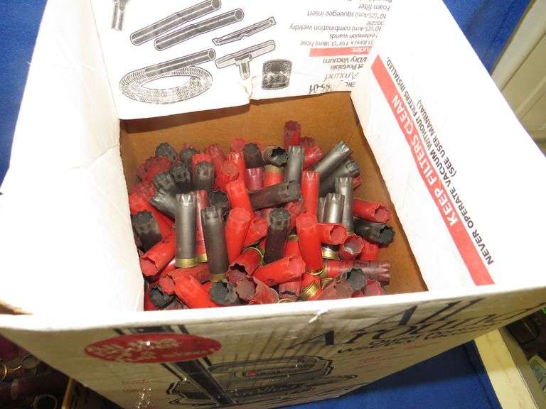 Empty used 12 and 20 gauge shotgun shell hulls - AAA Auction and Realty