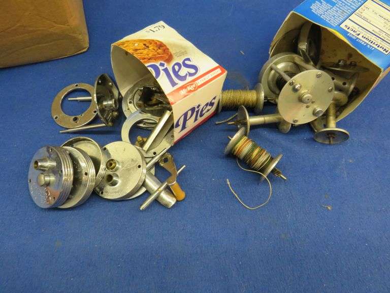 Old fishing reels and parts AAA Auction and Realty