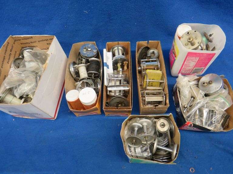 Old fishing reels and parts AAA Auction and Realty