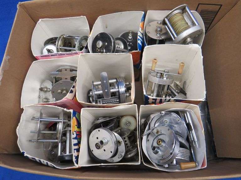 Old fishing reels and parts AAA Auction and Realty