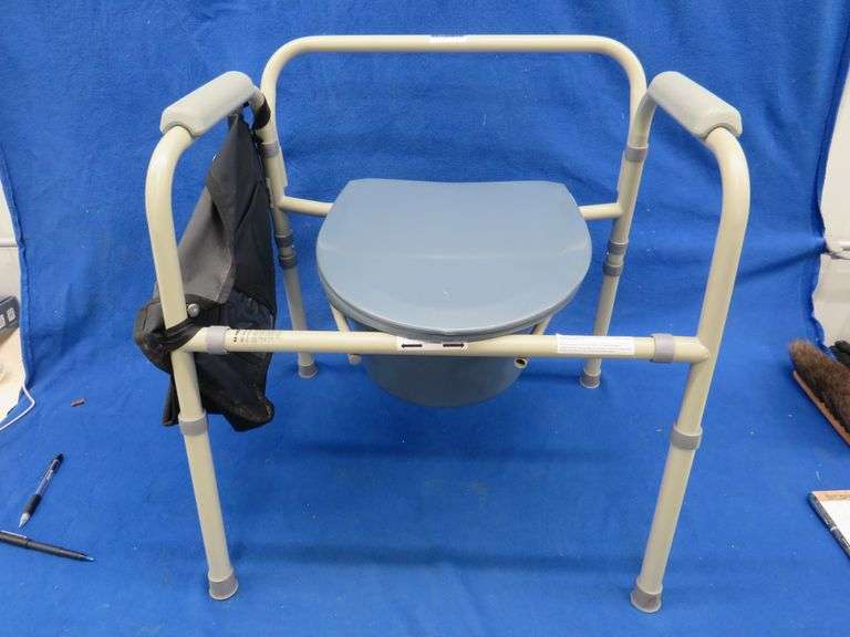 Commode and a fall arrestor for the bed AAA Auction and Realty