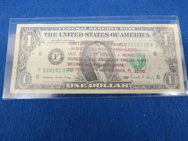 Grover Walker Family marked 1.00 bill AAA Auction and Realty