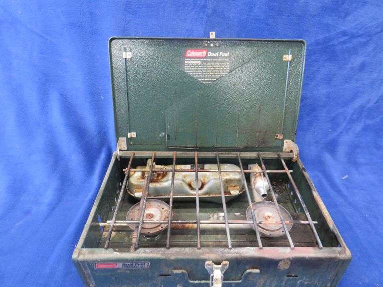 Coleman dual fuel stove AAA Auction and Realty