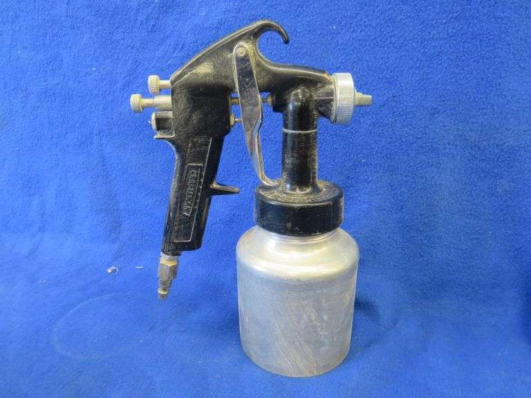 Two Craftsman paint spray guns with 3 extra canisters AAA Auction and
