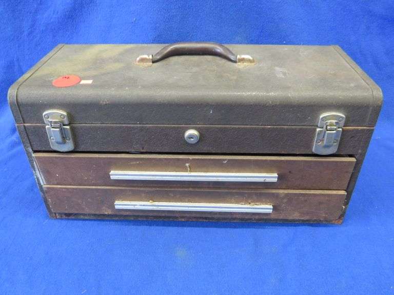Kennedy metal tool box with contents AAA Auction and Realty