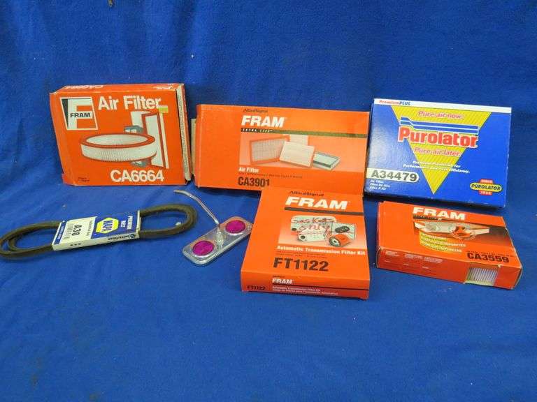 Automotive filters and more AAA Auction and Realty