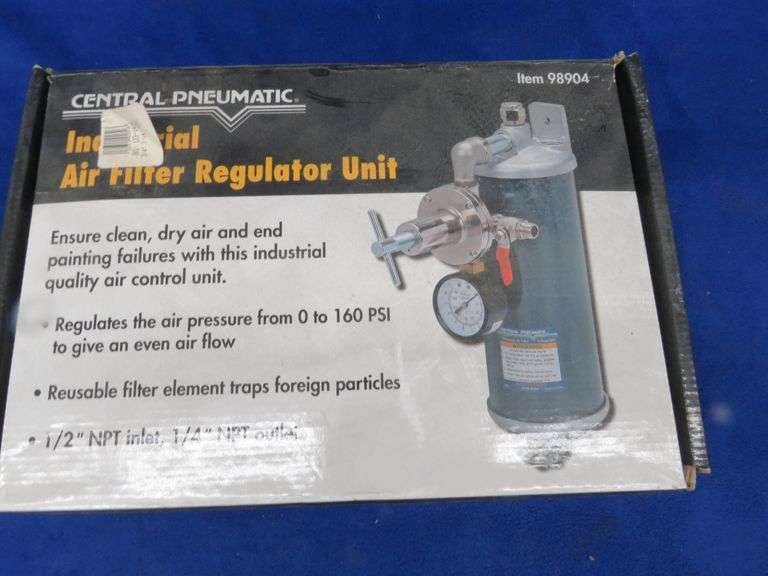 Central Pneumatic industrial air filter regulator unit in original
