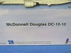Inflight 200 United DC10 polished Friend Ship model airplane with original packaging.  1/200 scale